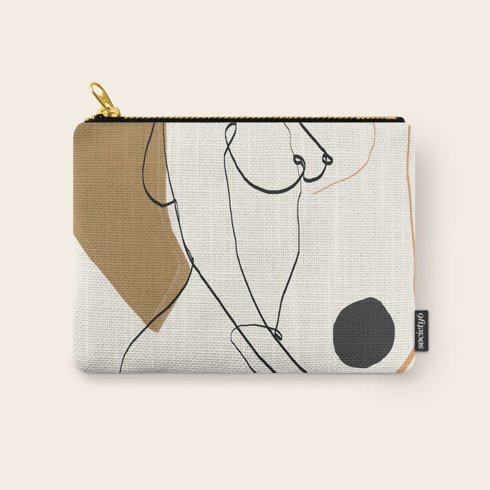 abstract nude 3 Carry All Pouch Gallery Image 1