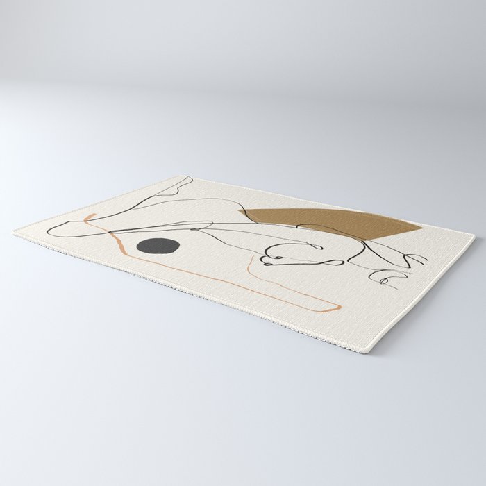 abstract nude 3 Rug Gallery Image 3