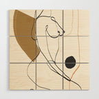 abstract nude 3 Wood Wall Art Gallery Image 1