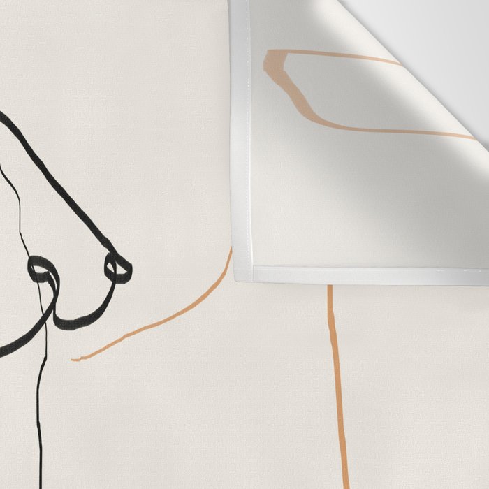 abstract nude 3 Wall Tapestry Gallery Image 3