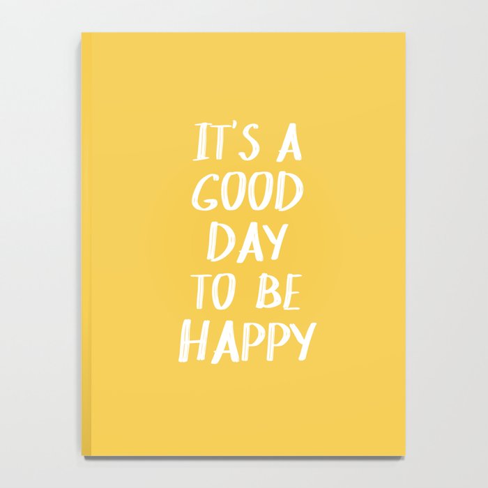 It's a Good Day to Be Happy - Yellow Notebook Gallery Image 4