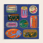 Sardines and Other Tinned Fish Wood Wall Art Gallery Image 1