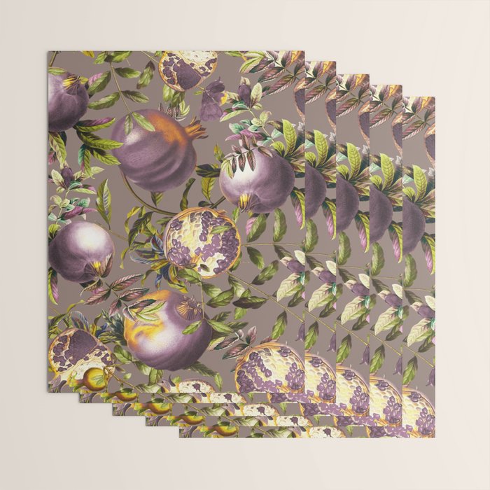 Pomegranate Garden III Wrapping Paper Gallery Image 3