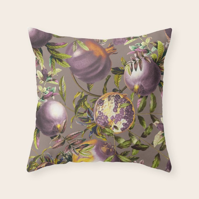 Pomegranate Garden III Throw Pillow Gallery Image 6