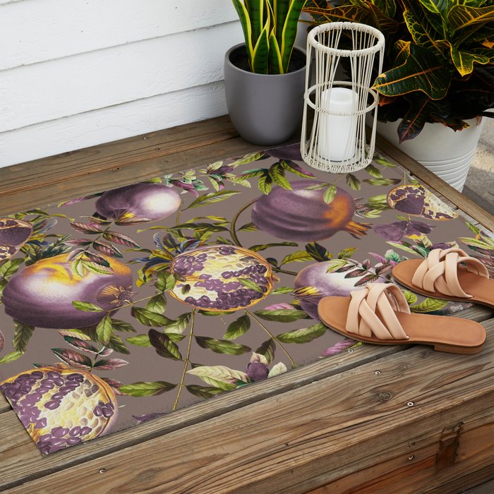 Pomegranate Garden III Outdoor Rug Gallery Image 2