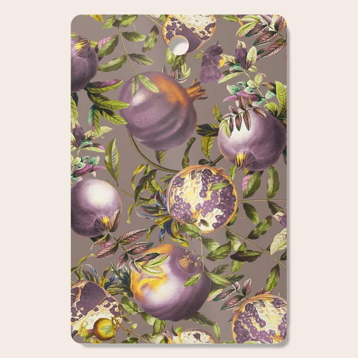 Pomegranate Garden III Cutting Board Gallery Image 1
