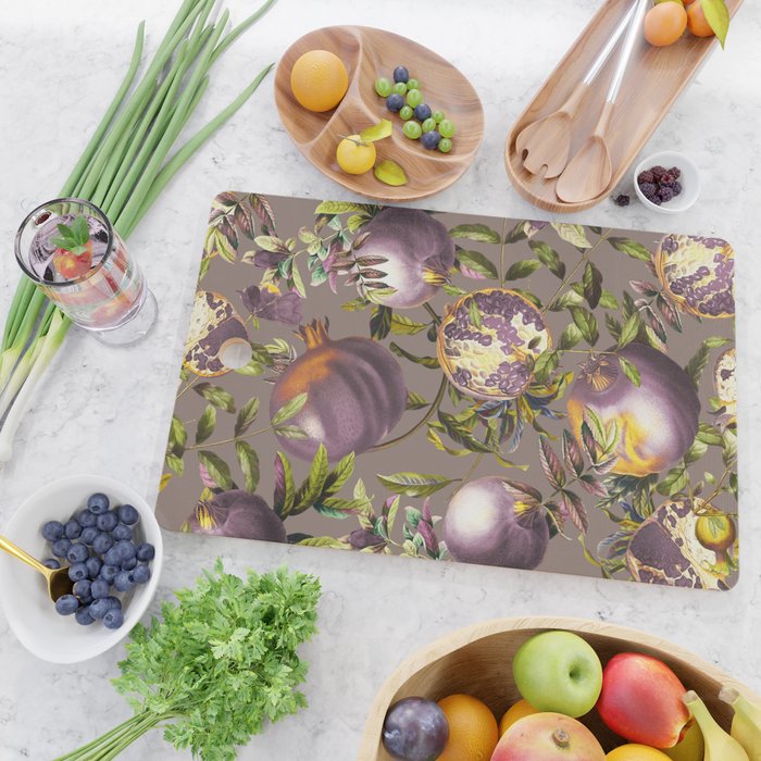 Pomegranate Garden III Cutting Board Gallery Image 2