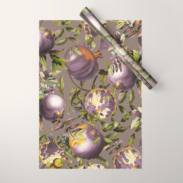 Pomegranate Garden III Wrapping Paper Gallery Image 1