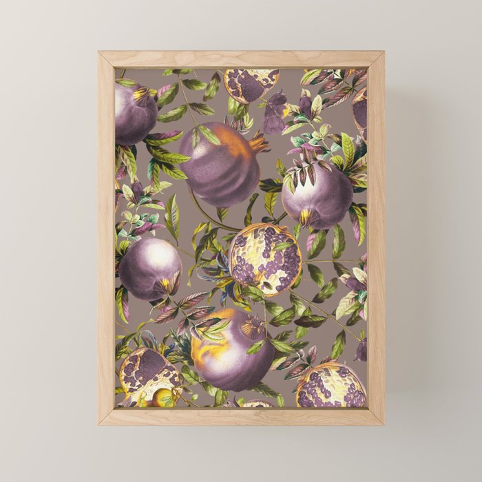 Pomegranate Garden III Mini Art Print Gallery Image 1