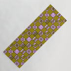 Pisces Checkered Print Yoga Mat Gallery Image 1