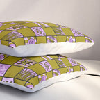 Pisces Checkered Print Pillow Sham Gallery Image 3