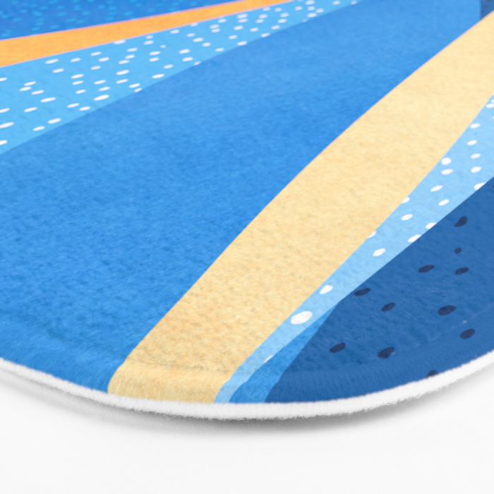 Vibrant Night Garden Bath Mat Gallery Image 3