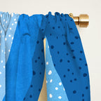 Vibrant Night Garden Window Curtain Gallery Image 2