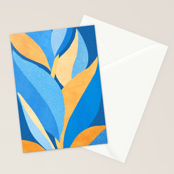 Vibrant Night Garden Stationery Card Gallery Image 2