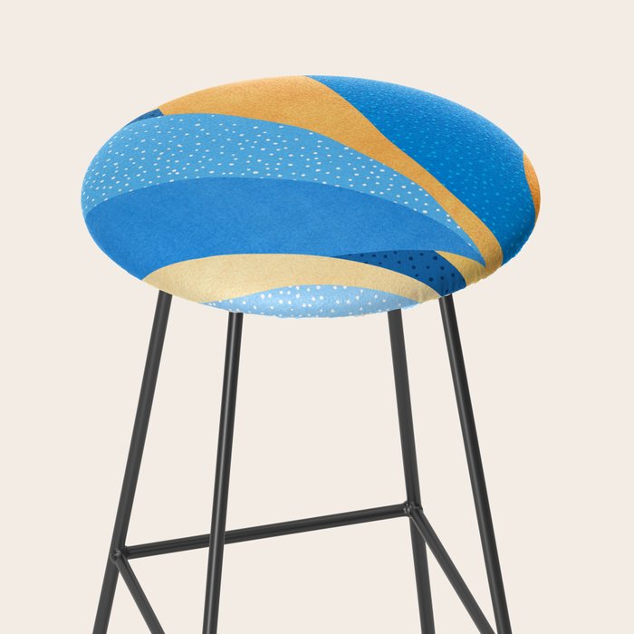 Vibrant Night Garden Stool Gallery Image 2