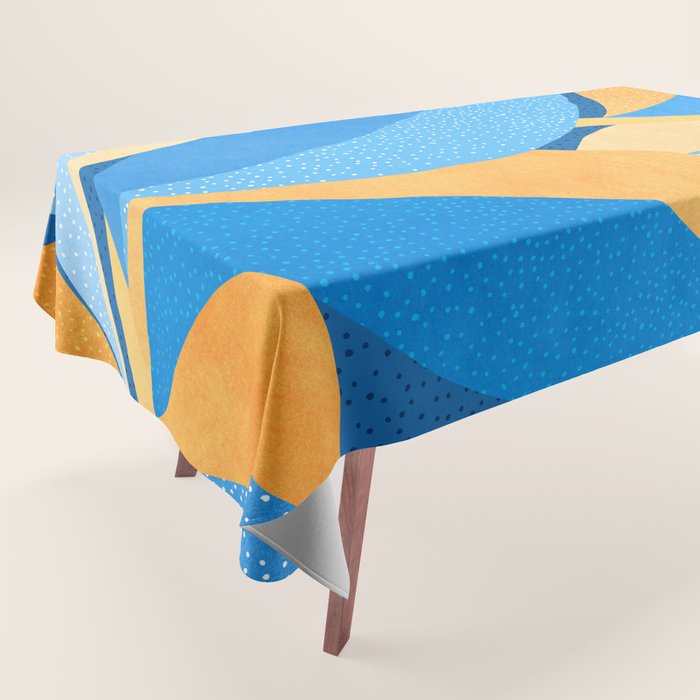 Vibrant Night Garden Tablecloth Gallery Image 1