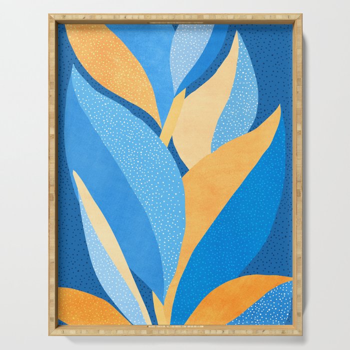 Vibrant Night Garden Serving Tray Gallery Image 1