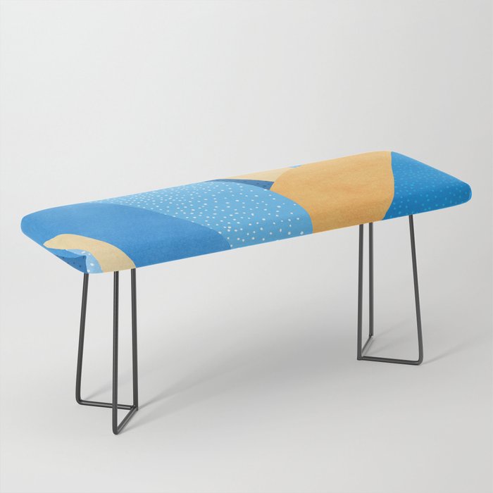 Vibrant Night Garden Bench Gallery Image 1