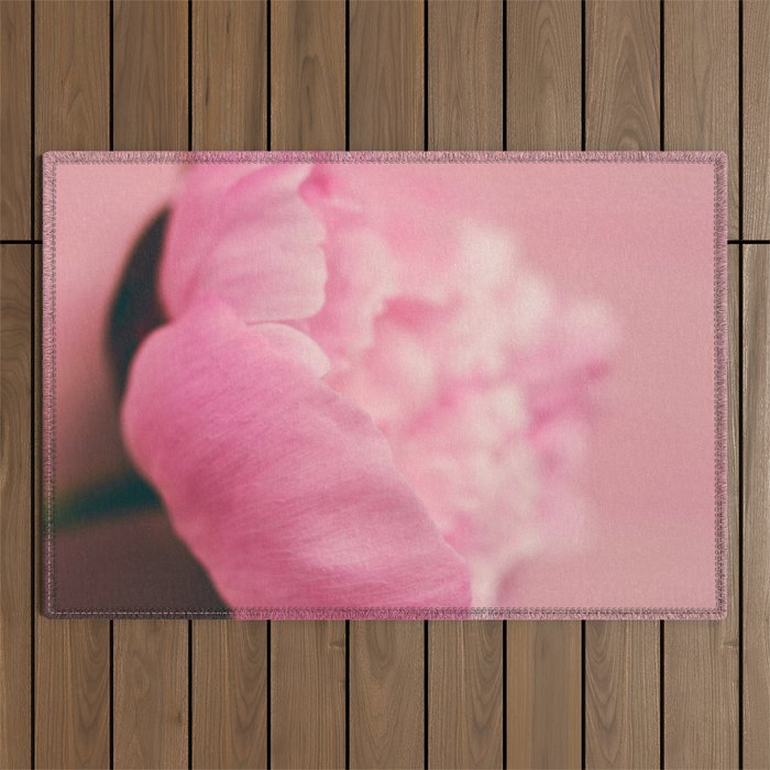Pink Peony Love II Outdoor Rug Gallery Image 1