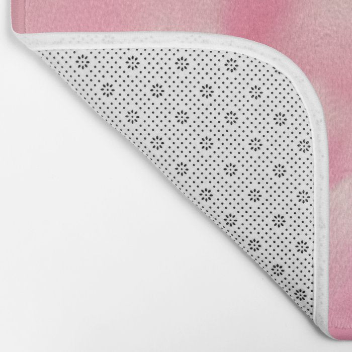 Pink Peony Love II Bath Mat Gallery Image 2