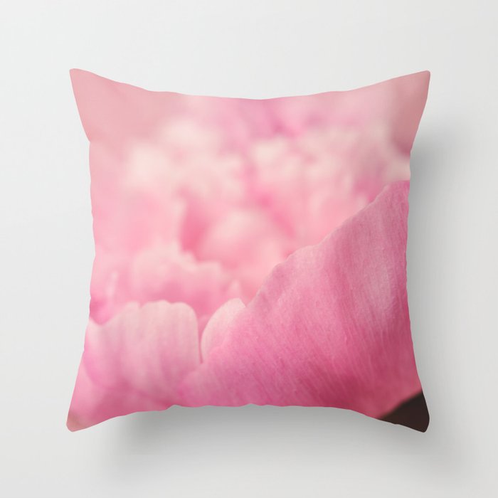 Pink Peony Love II Throw Pillow Gallery Image 6