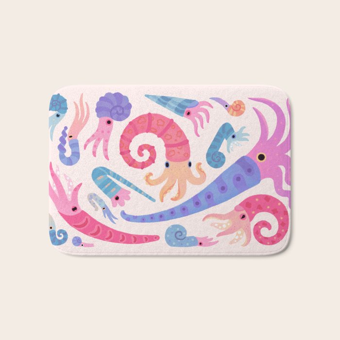 Ancient cephalopods Bath Mat Gallery Image 1