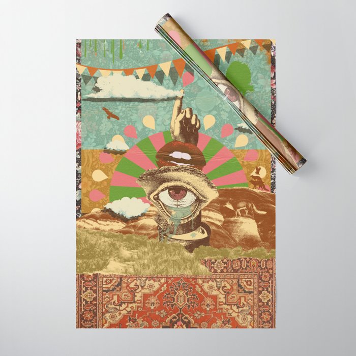 AFTERNOON PSYCHEDELIA Wrapping Paper Gallery Image 1