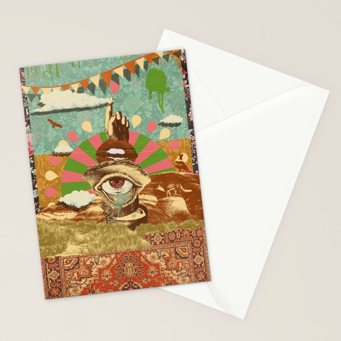 AFTERNOON PSYCHEDELIA Stationery Card Gallery Image 2