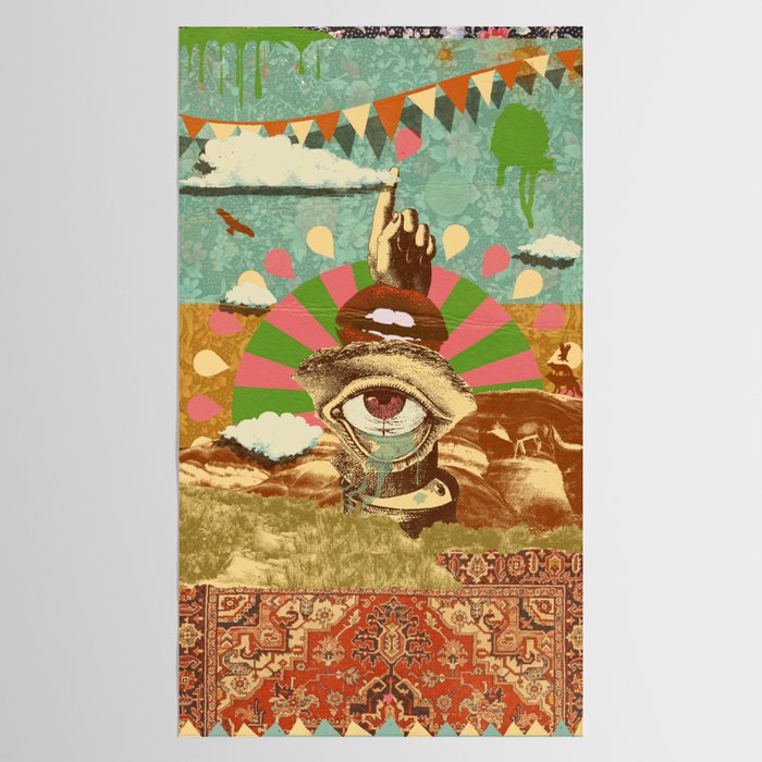 AFTERNOON PSYCHEDELIA Tablecloth Gallery Image 2