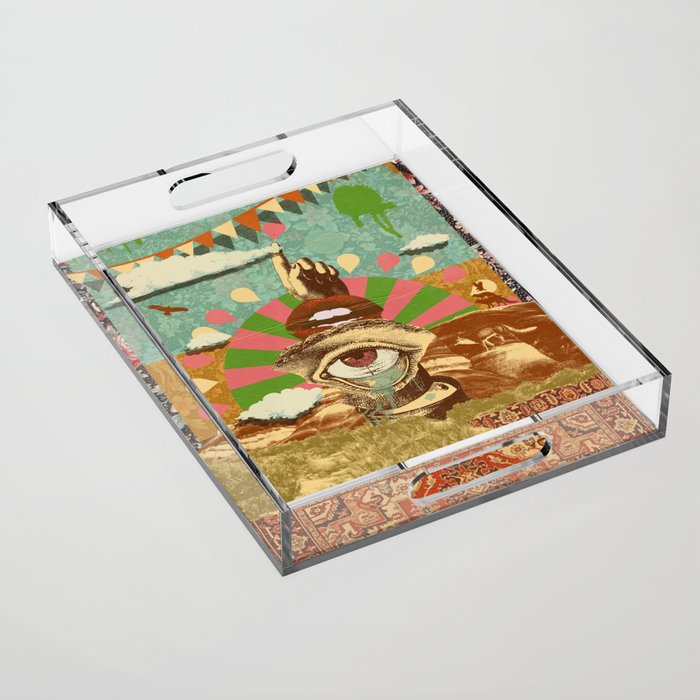 AFTERNOON PSYCHEDELIA Acrylic Tray Gallery Image 1