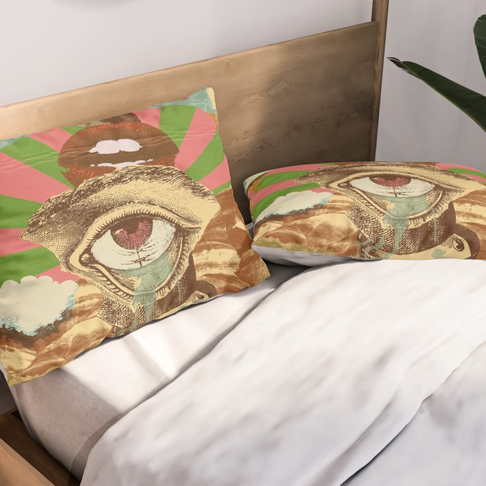 AFTERNOON PSYCHEDELIA Pillow Sham Gallery Image 2