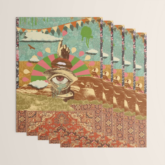 AFTERNOON PSYCHEDELIA Wrapping Paper Gallery Image 3