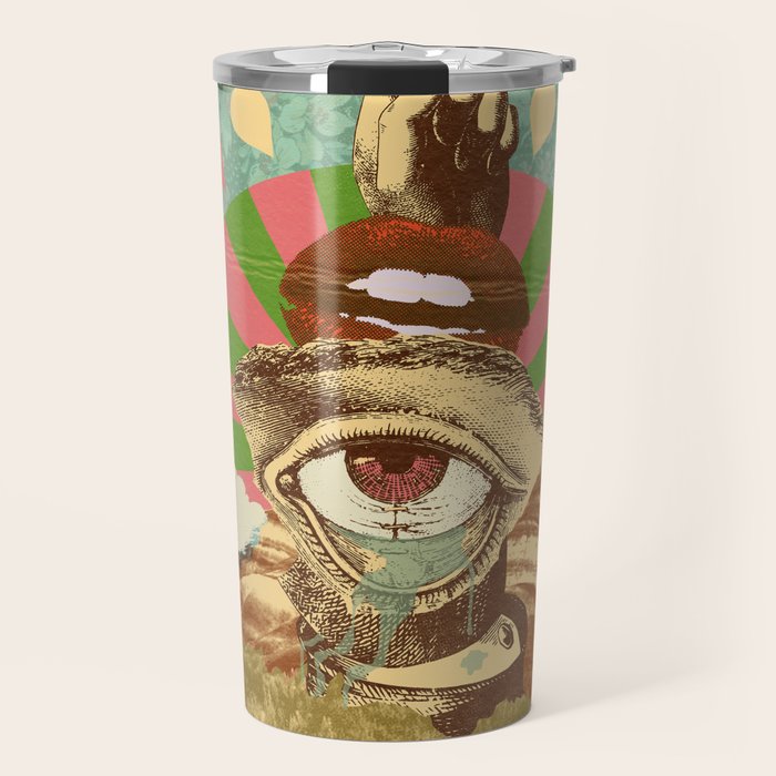 AFTERNOON PSYCHEDELIA Travel Mug Gallery Image 1