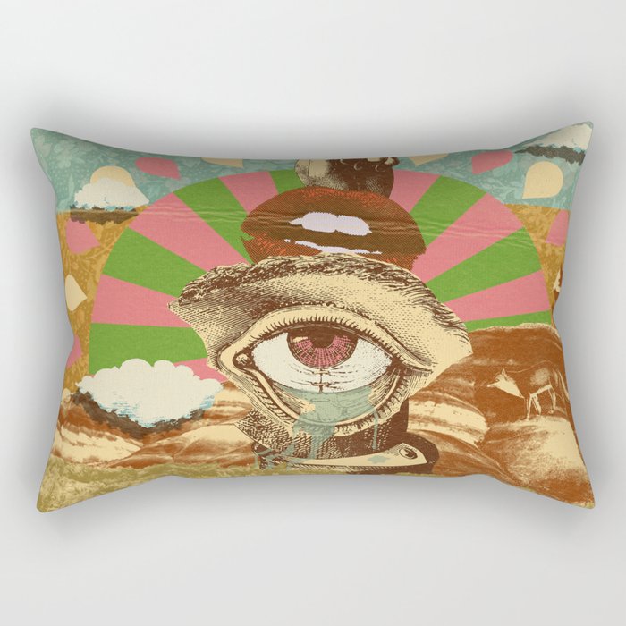 AFTERNOON PSYCHEDELIA Rectangular Pillow Gallery Image 1