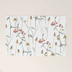 Delicate Wildflowers Floral Watercolor Welcome Mat Gallery Image 1