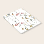 Delicate Wildflowers Floral Watercolor Notebook Gallery Image 2