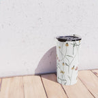 Delicate Wildflowers Floral Watercolor Travel Mug Gallery Image 4