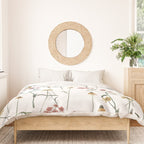 Delicate Wildflowers Floral Watercolor Duvet Cover Gallery Image 3
