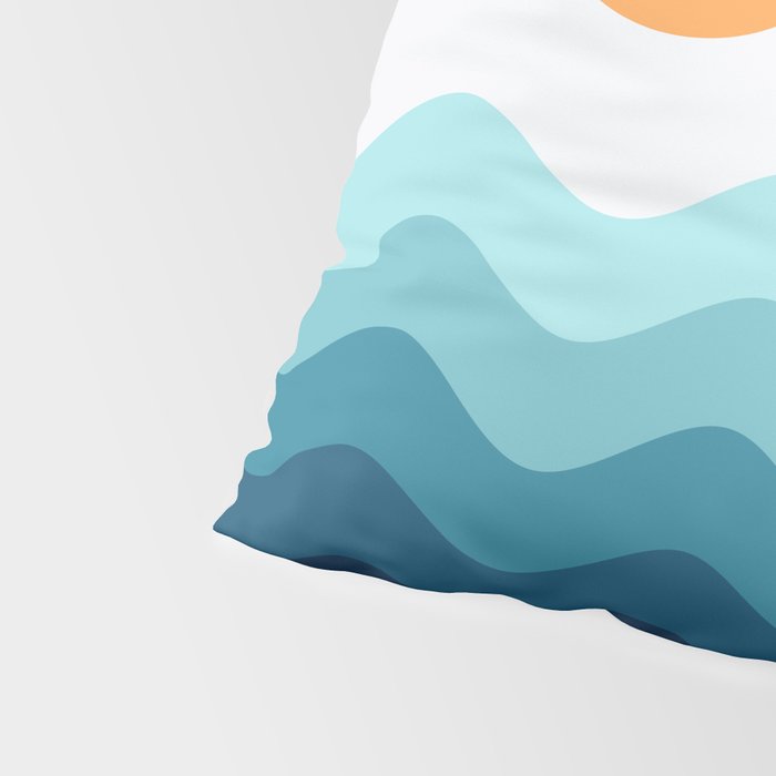 Abstract Landscape 14 Portrait Pillow Sham Gallery Image 4