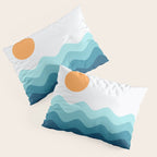 Abstract Landscape 14 Portrait Pillow Sham Gallery Image 3