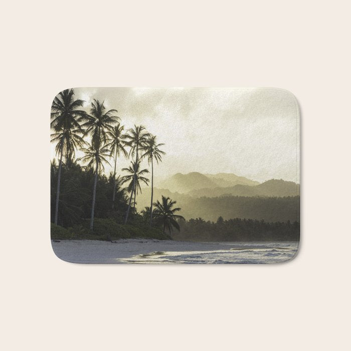 Another Day In Paradise - Tropical Beach Sunset Bath Mat Gallery Image 1