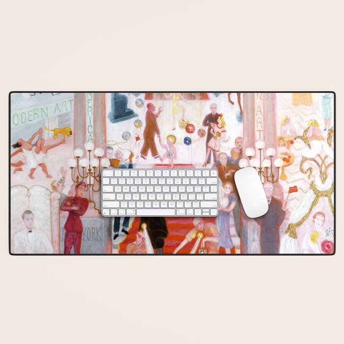 Florine Stettheimer "The Cathedrals of Art" Desk Mat Gallery Image 1