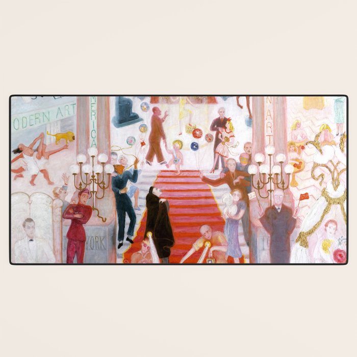 Florine Stettheimer "The Cathedrals of Art" Desk Mat Gallery Image 3
