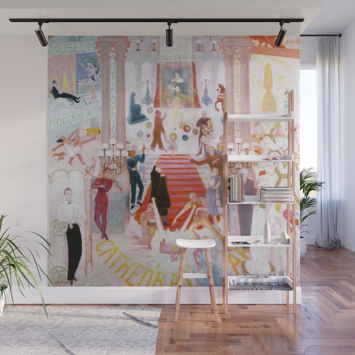 Florine Stettheimer "The Cathedrals of Art" Wall Mural Gallery Image 1