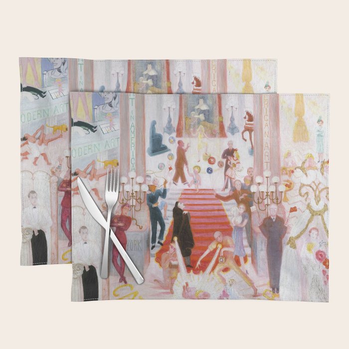 Florine Stettheimer "The Cathedrals of Art" Placemat Gallery Image 1