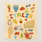 Viva Italia Wall Tapestry Gallery Image 4