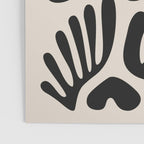 Matisse Cut Outs Ecru Beige Black Mid Century Modern Art Poster Gallery Image 3