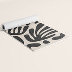 Matisse Cut Outs Ecru Beige Black Mid Century Modern Art Yoga Mat Gallery Image 2