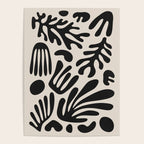 Matisse Cut Outs Ecru Beige Black Mid Century Modern Art Poster Gallery Image 4