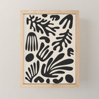 Matisse Cut Outs Ecru Beige Black Mid Century Modern Art Mini Art Print Gallery Image 1
